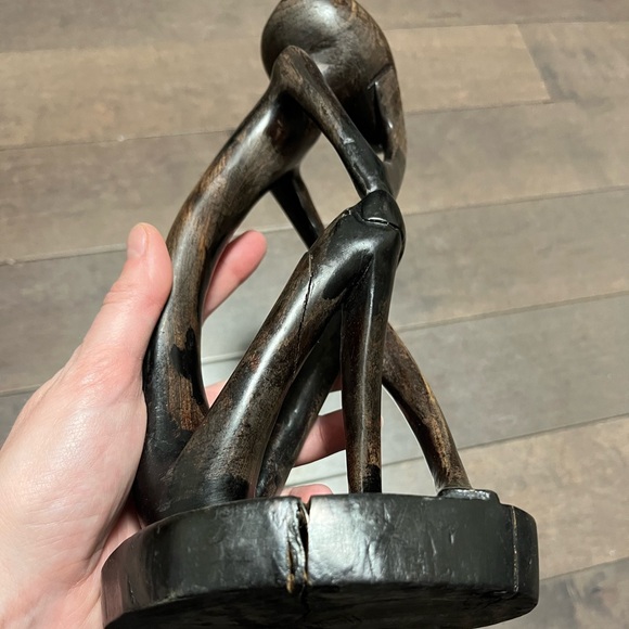 Wooden figure - the thinker - african style - Picture 10 of 12